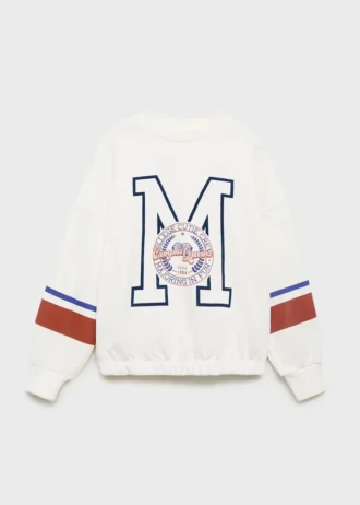 Bavlněná mikina s potiskem