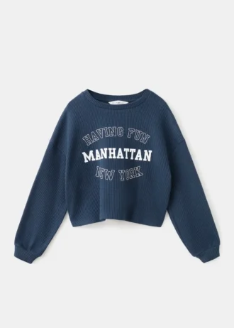 Bavlněná mikina s potiskem