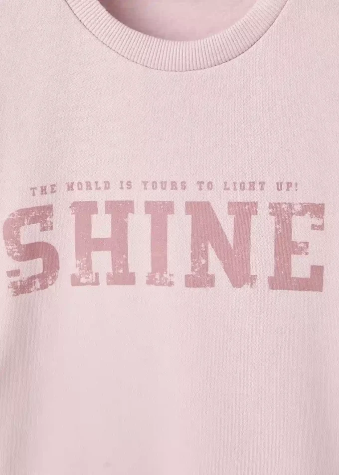 Bavlněná mikina s potiskem