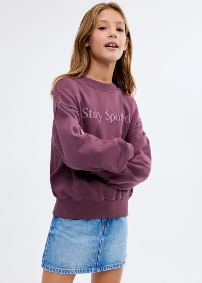 Bavlněná mikina s potiskem Bavlněná mikina s potiskem