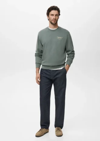 Bavlněná mikina s potiskem