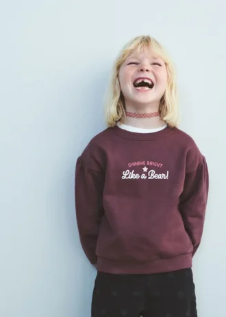 Bavlněná mikina s potiskem