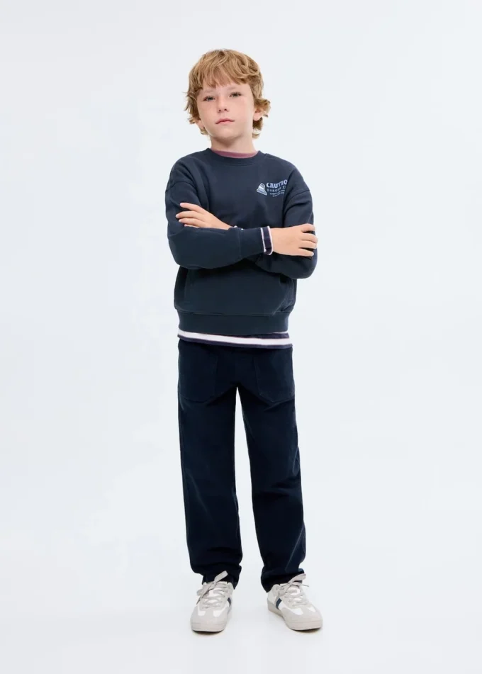 Bavlněná mikina s potiskem Bavlněná mikina s potiskem