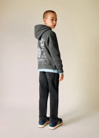 Bavlněná mikina s potiskem