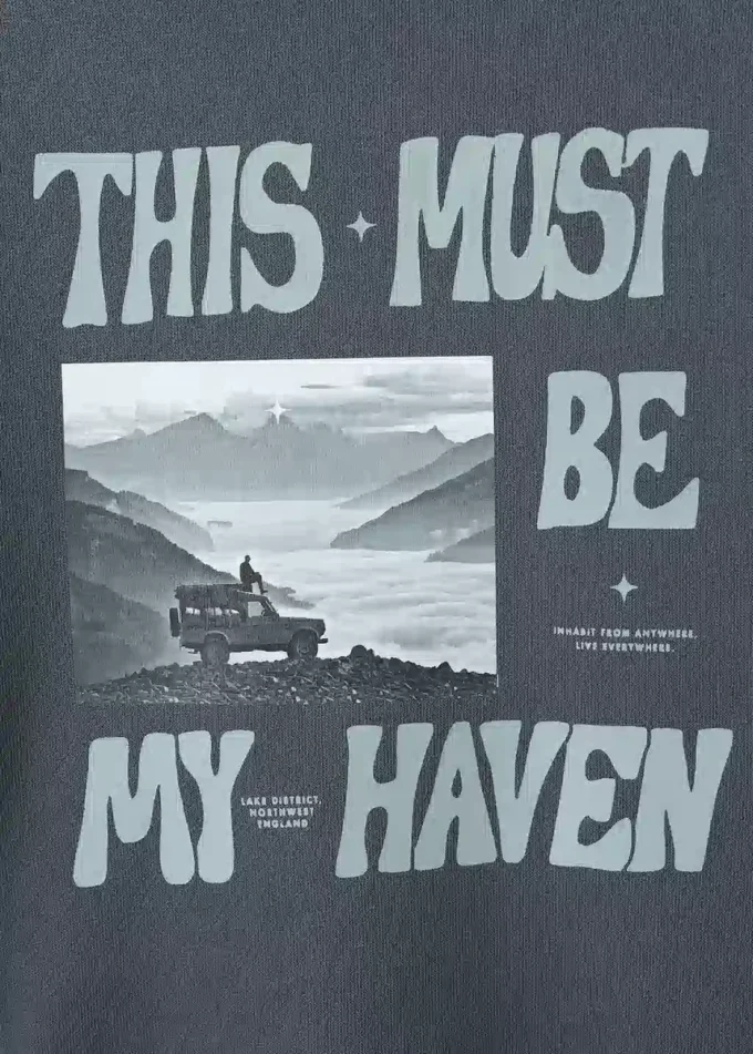 Bavlněná mikina s potiskem Bavlněná mikina s potiskem