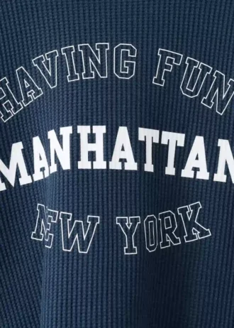 Bavlněná mikina s potiskem