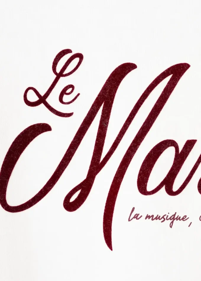 Bavlněná mikina s potiskem