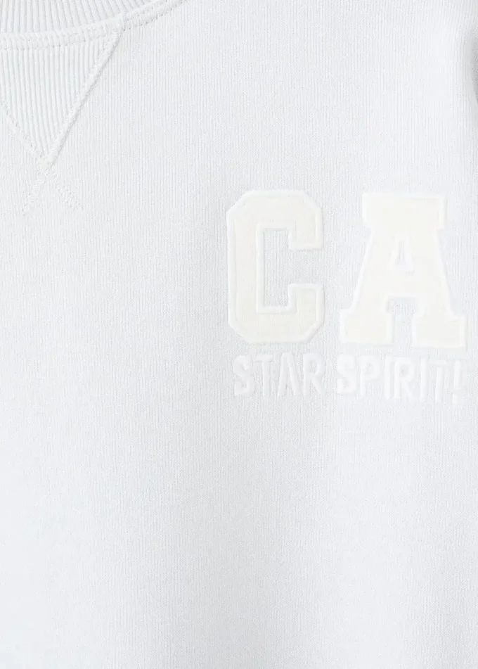 Bavlněná mikina s potiskem Bavlněná mikina s potiskem