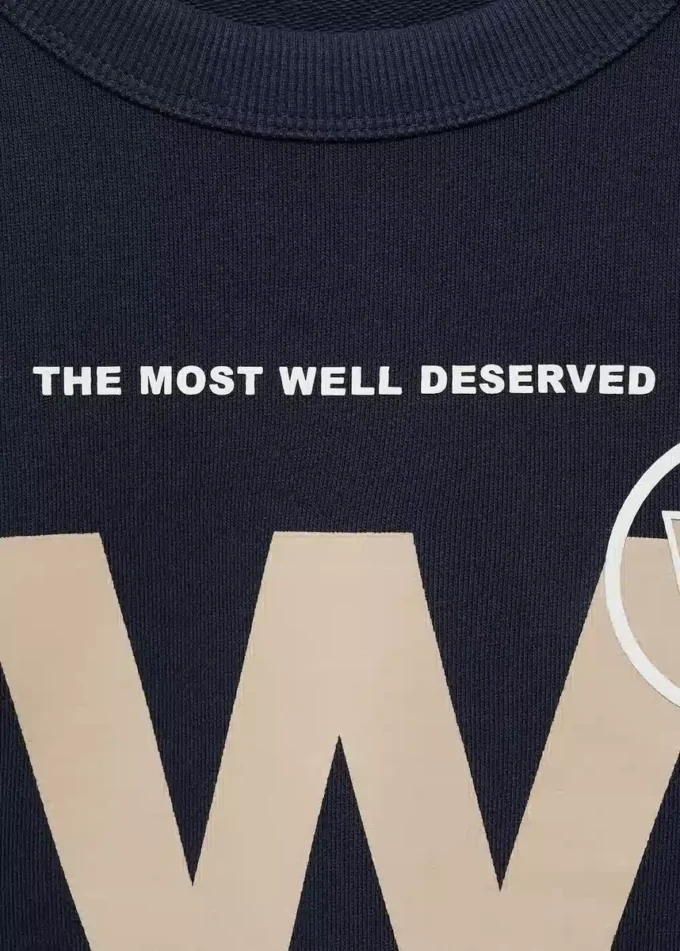 Bavlněná mikina s potiskem