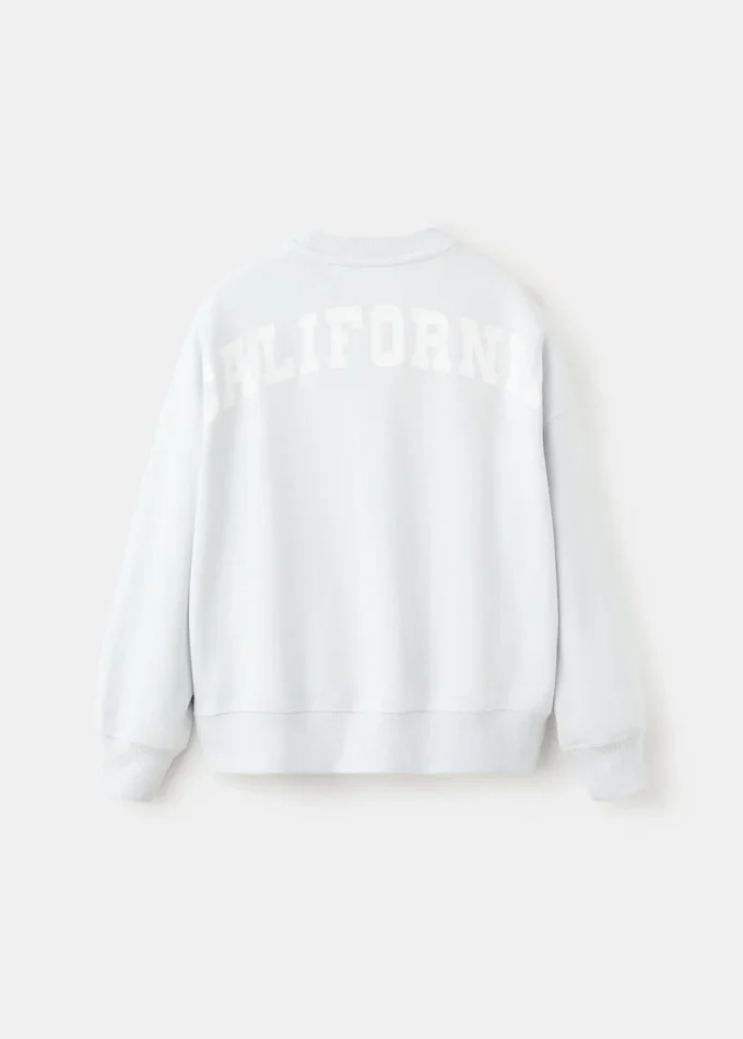 Bavlněná mikina s potiskem Bavlněná mikina s potiskem