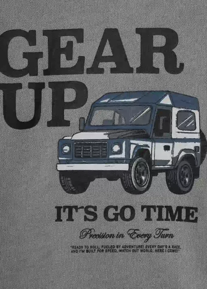 Bavlněná mikina s potiskem Bavlněná mikina s potiskem