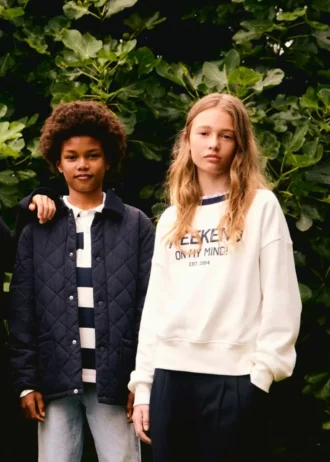 Bavlněná mikina s vyšívanými detaily