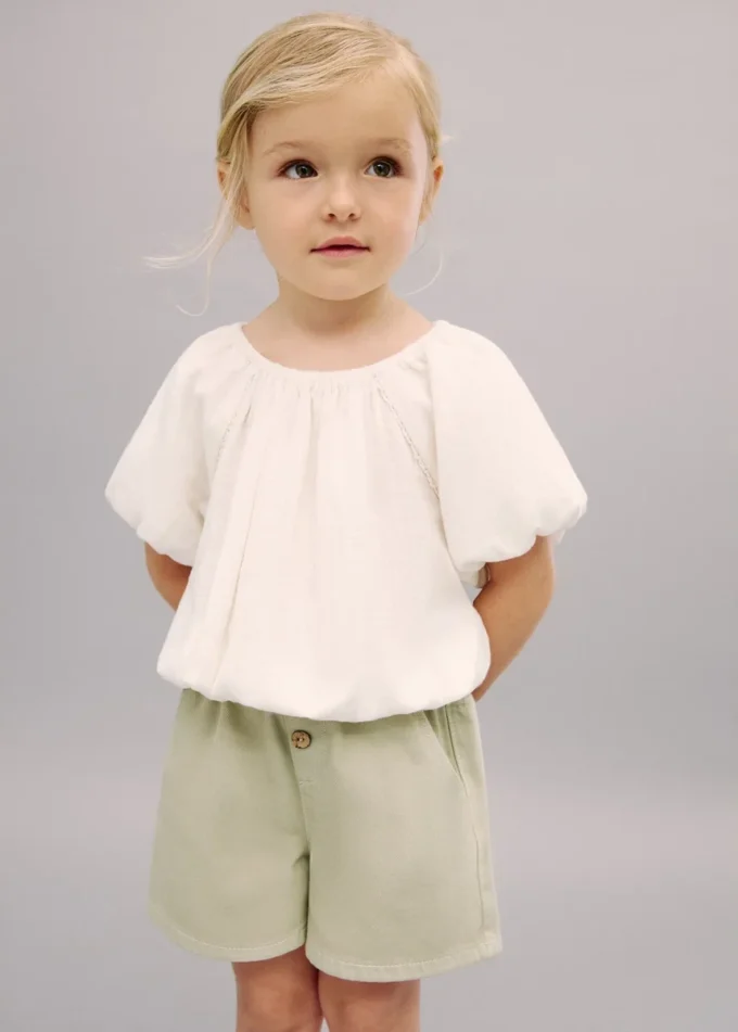 Bavlněné šortky s džínovým efektem Bavlněné šortky s džínovým efektem