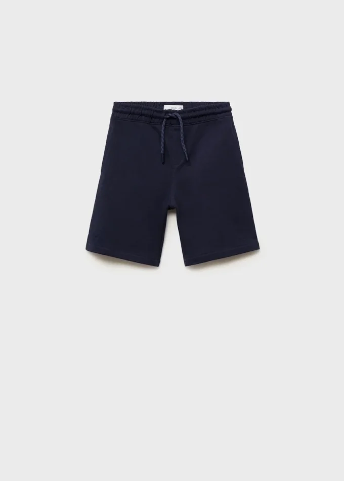 Bavlněné šortky se stahovací šňůrkou Bavlněné šortky se stahovací šňůrkou