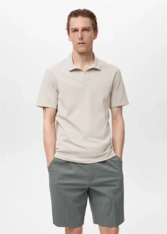Bavlněné piqué polo tričko