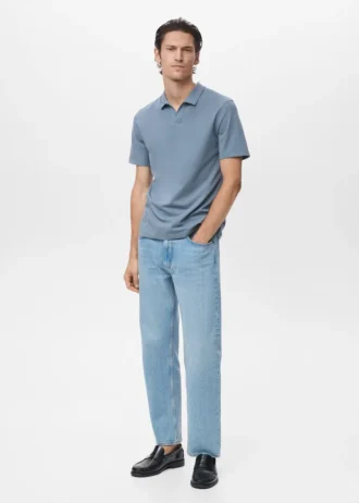 Bavlněné piqué polo tričko