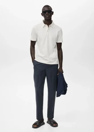 Bavlněné piqué polo tričko