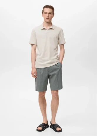 Bavlněné piqué polo tričko