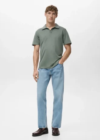 Bavlněné piqué polo tričko