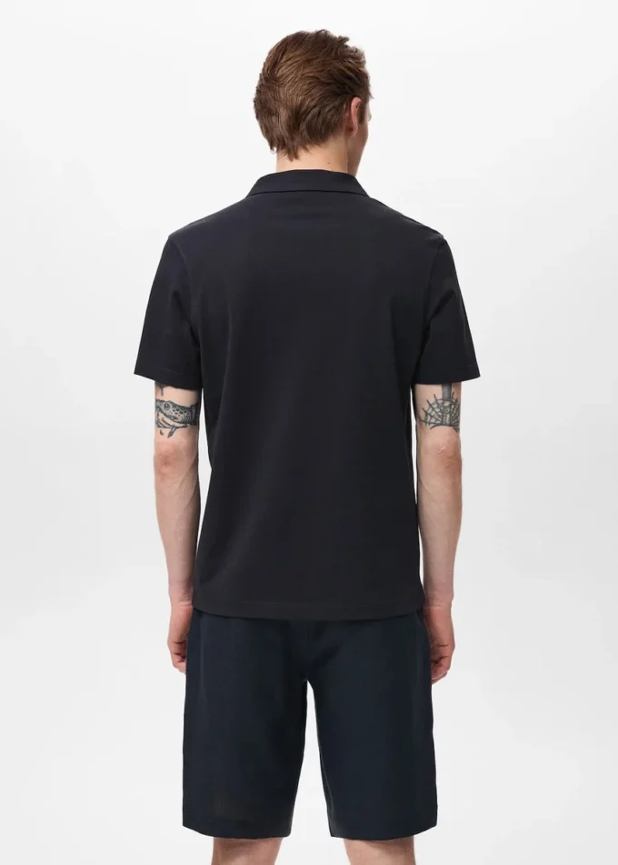 Bavlněné piqué polo tričko Bavlněné piqué polo tričko