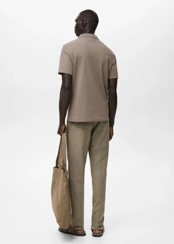 Bavlněné piqué polo tričko Bavlněné piqué polo tričko