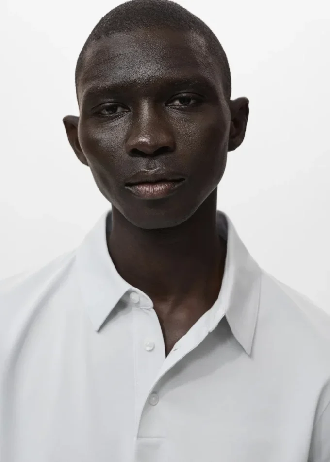 Bavlněné piqué polo tričko Bavlněné piqué polo tričko