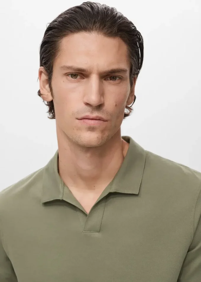 Bavlněné piqué polo tričko Bavlněné piqué polo tričko