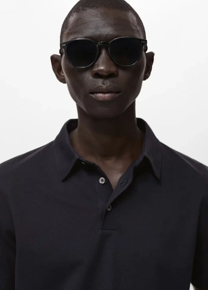 Bavlněné piqué polo tričko Bavlněné piqué polo tričko