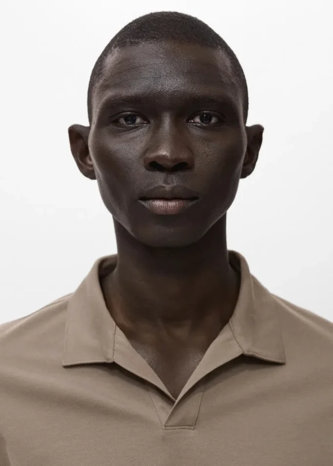 Bavlněné piqué polo tričko Bavlněné piqué polo tričko