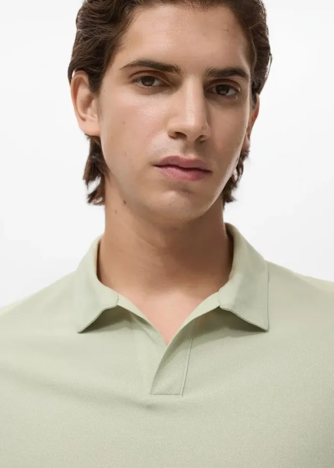 Bavlněné piqué polo tričko Bavlněné piqué polo tričko