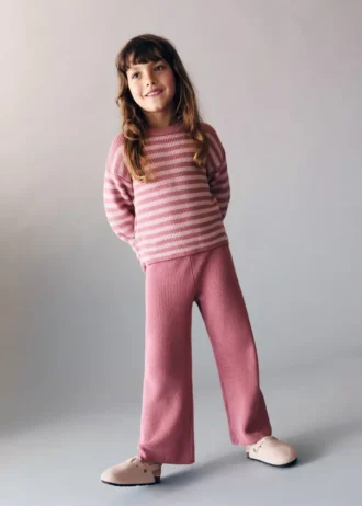 Bavlněné pletené kalhoty