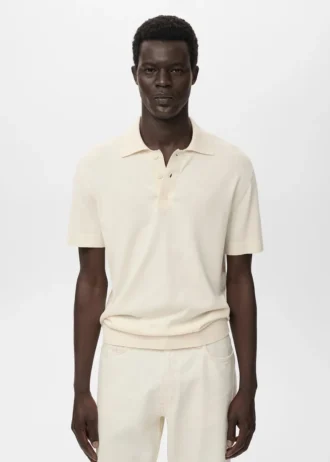 Bavlněné pletené polo tričko