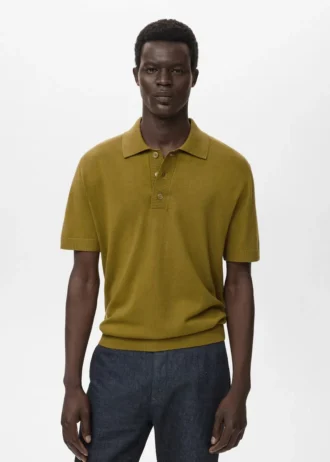 Bavlněné pletené polo tričko