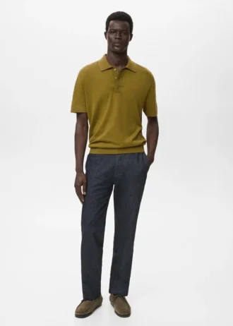 Bavlněné pletené polo tričko