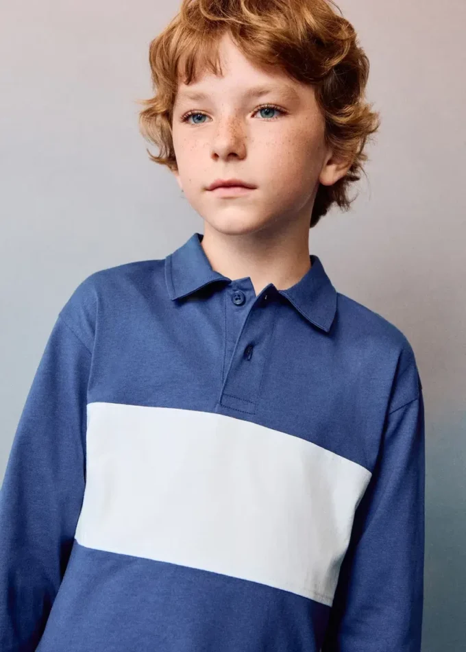 Bavlněné polo tričko s potiskem Bavlněné polo tričko s potiskem