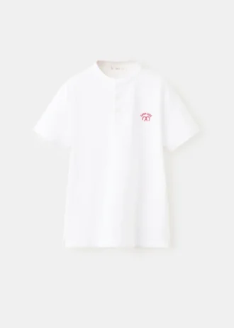 Bavlněné polo tričko s potiskem