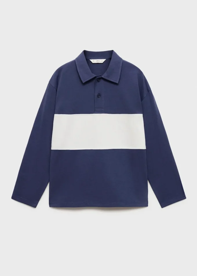 Bavlněné polo tričko s potiskem Bavlněné polo tričko s potiskem