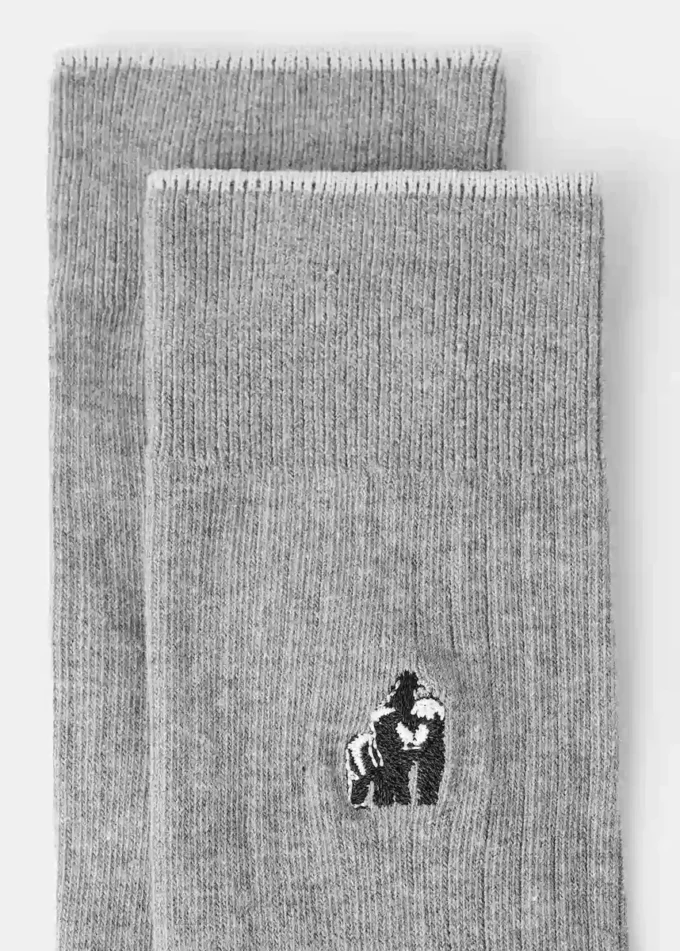 Bavlněné ponožky s výšivkou zvířat Bavlněné ponožky s výšivkou zvířat