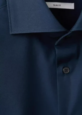 Bavlněná popelínová košile slim fit