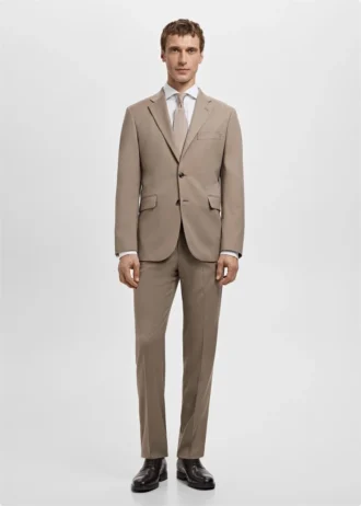 Bavlněná popelínová košile slim fit