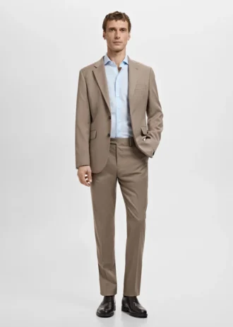 Bavlněná popelínová košile slim fit