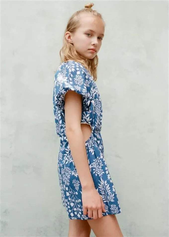 Bavlněný potištěný overal Bavlněný potištěný overal