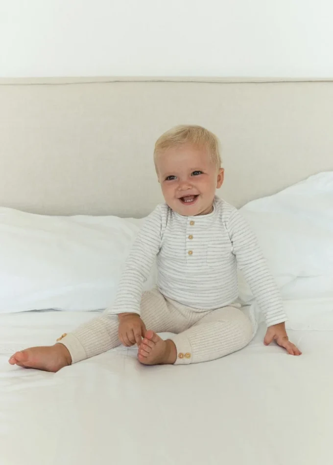 Bavlněné pruhované body pro miminka Bavlněné pruhované body pro miminka