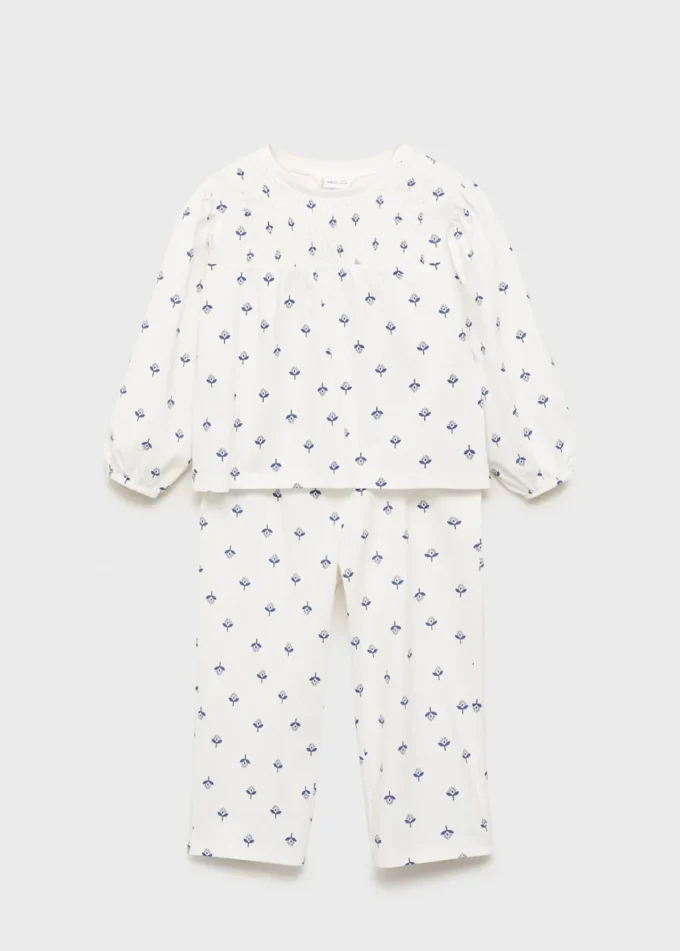 Bavlněné pyžamo s potiskem