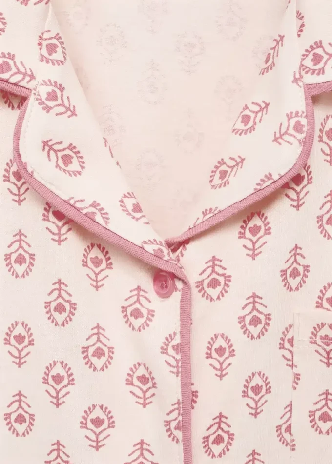 Bavlněné pyžamo s potiskem