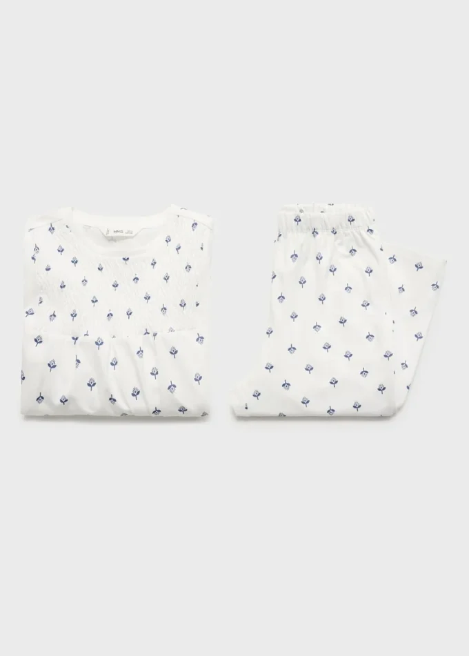 Bavlněné pyžamo s potiskem