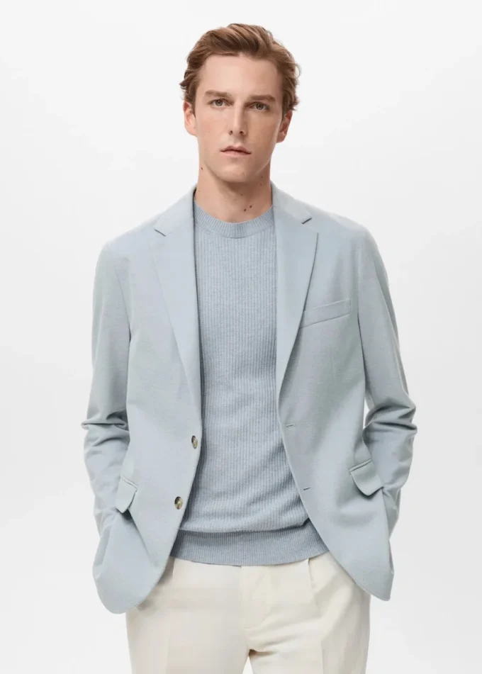 Bavlněné sako Verner se slim fit střihem Bavlněné sako Verner se slim fit střihem