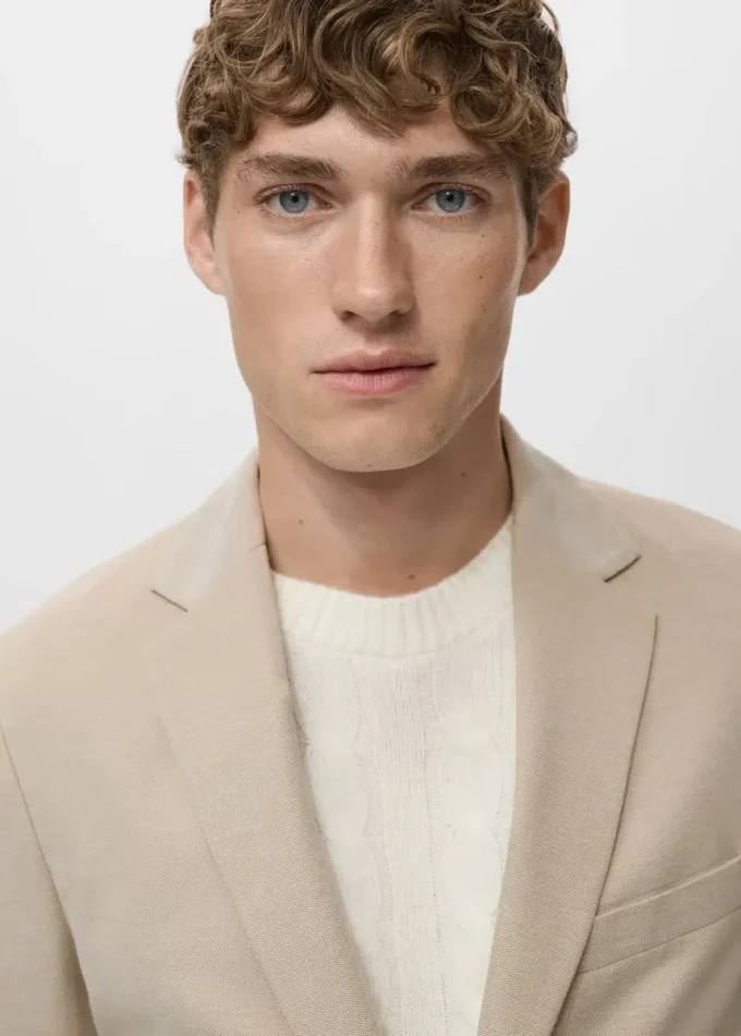 Bavlněné sako Verner se slim fit střihem Bavlněné sako Verner se slim fit střihem