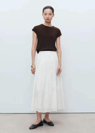 Bavlněný svetr s krátkými rukávy