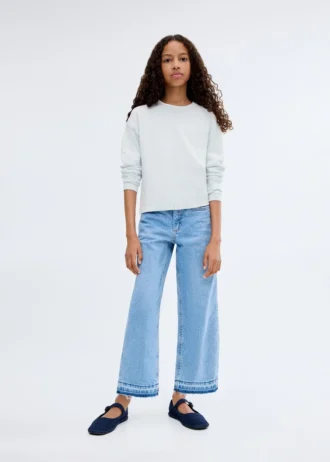 Bavlněný svetr s ozdobnými švy